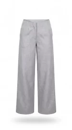 Pantalón Lino Gris - Imagen 3