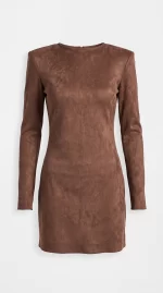 Vestido Corto Chocolate - Imagen 3