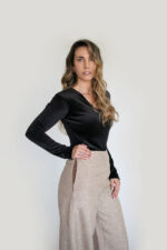 Pantalón Lino Beige – SM - Imagen 2