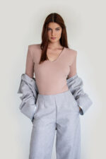 Body en V Rosa