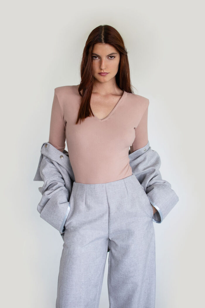 Body en V Rosa