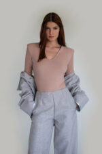 Pantalón Lino Gris - Imagen 2