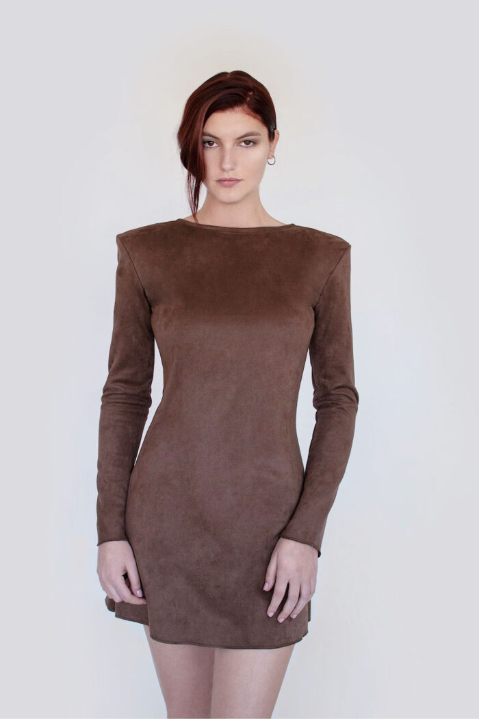Vestido Corto Chocolate